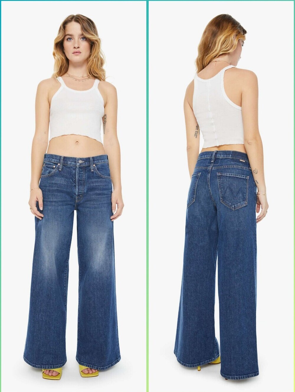 Mother Denim Superior The Ditcher Roller Sneak in Cannonball